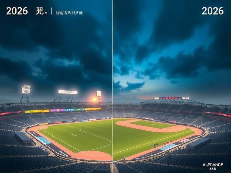 世界杯足球与奖杯